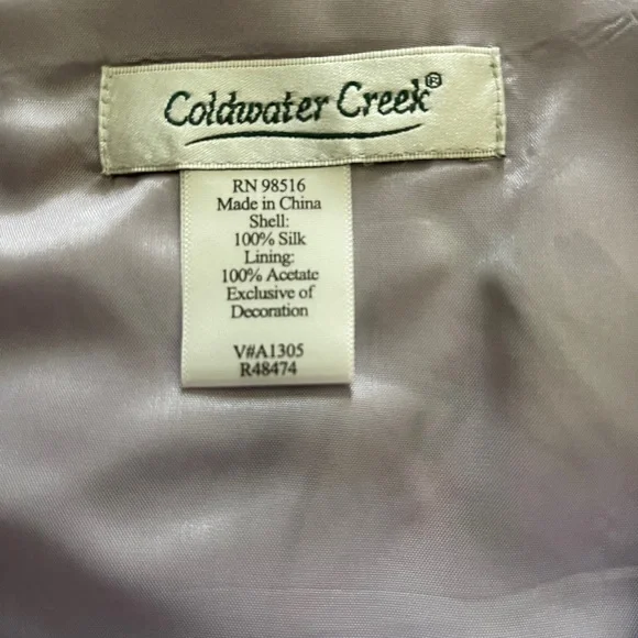 Cold water creek violet sleeveless dress. - Picture 5 of 7